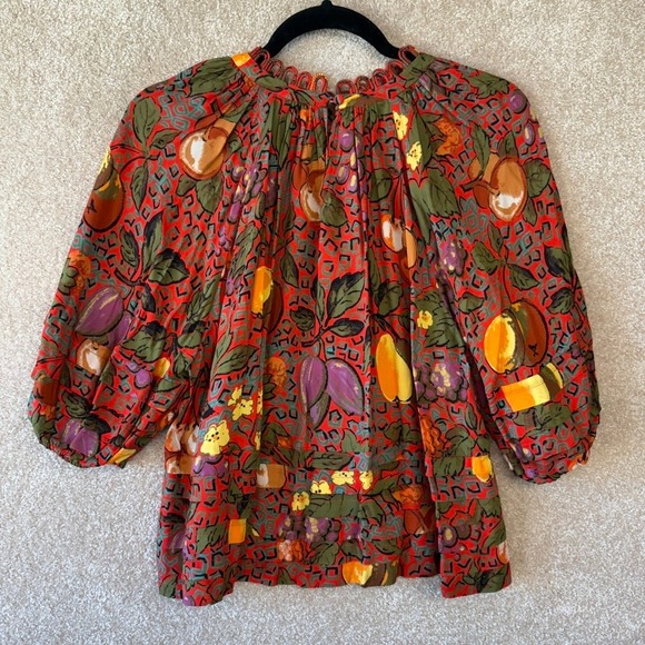 Rhode Dafina Top Size Small Highland Orchard Bramble Berry Print - Picture 8 of 10